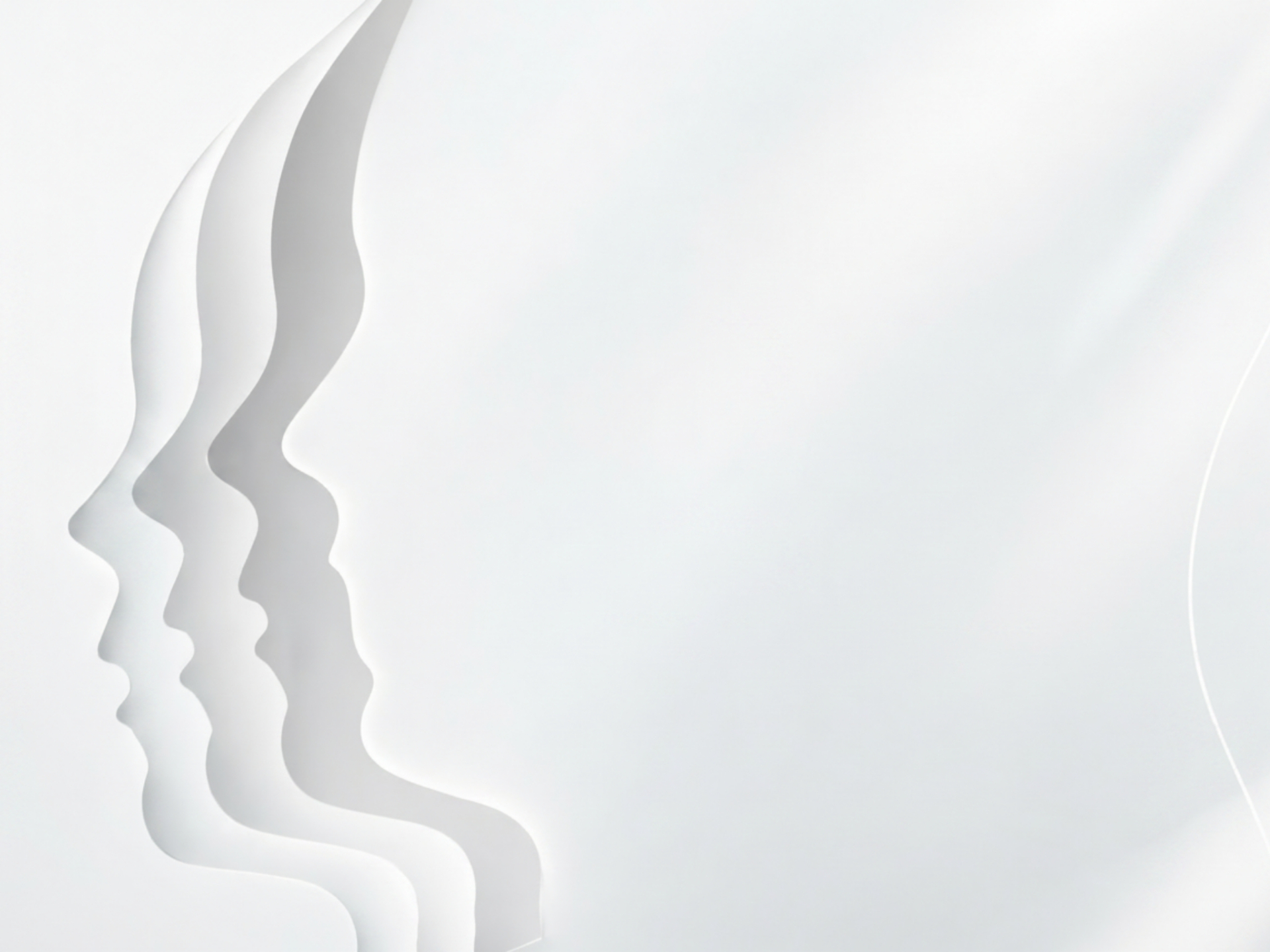 Layered profile silhouettes representing the artistry of 23MD